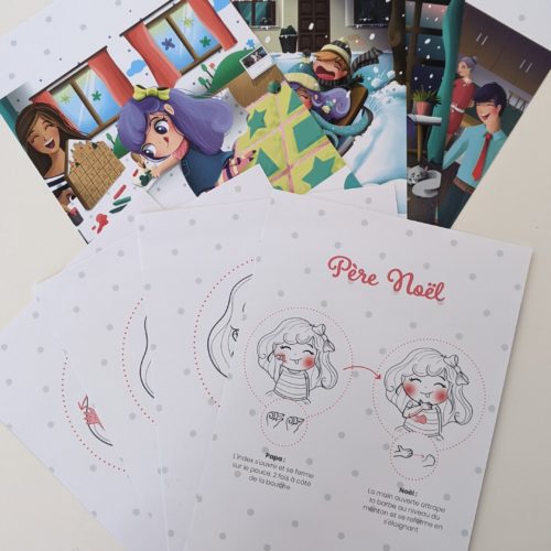 Coffret 6 lots de cartes à signer