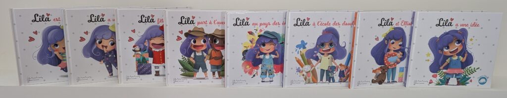 la collection lila signe avec bébé