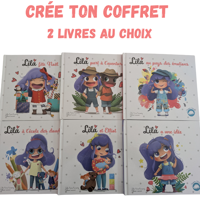coffret lila signe avec bébé